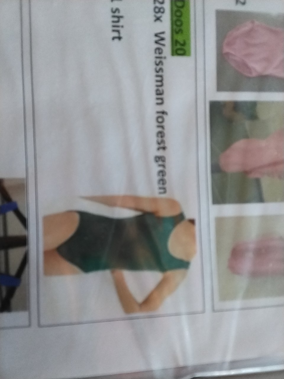 Weissman forest green en 1 shirt