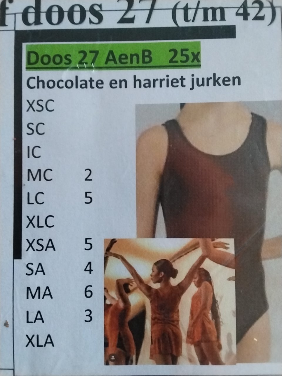 Chocolate en harriet jurken