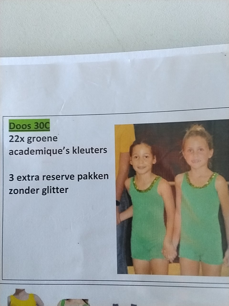 Groene academique's kleuters
