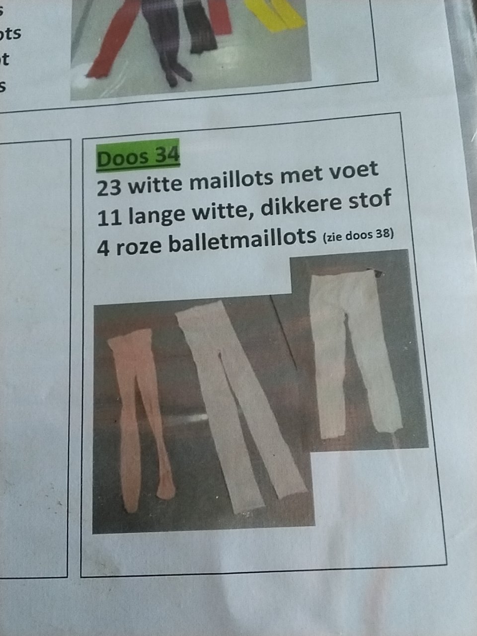 Wittw mailot met voet