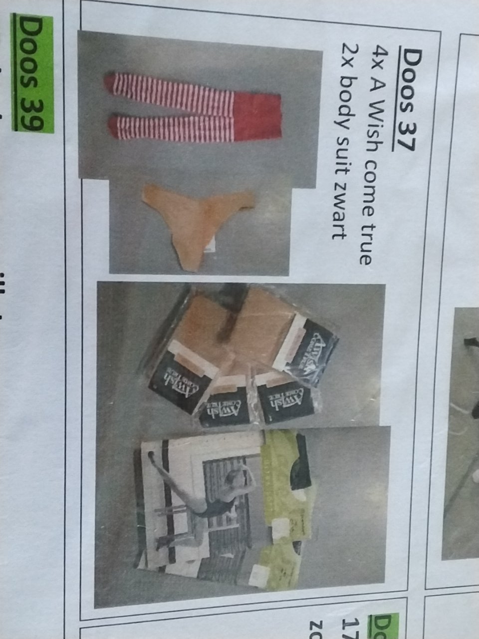 A wish come true 4x, body suit zwart2x