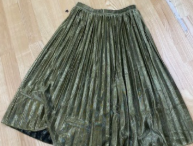Gouden halflange rok