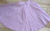 roze korte rok
