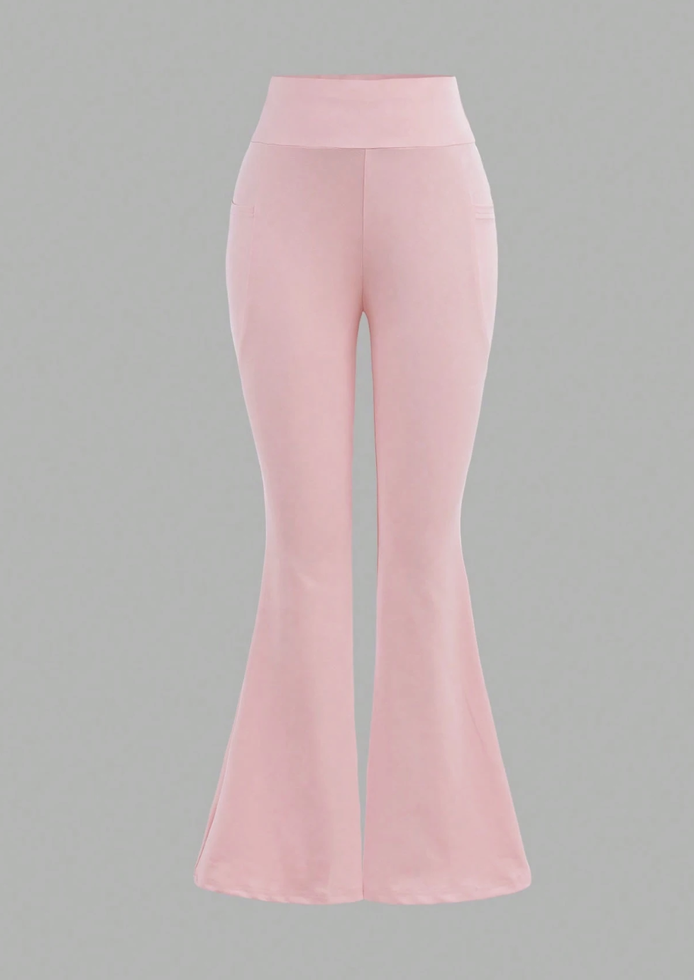 Baby roze flared broek