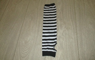 Beenwarmer rood/zwart, wit/zwart - Foto 2
