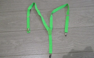 Fluo groene bretellen