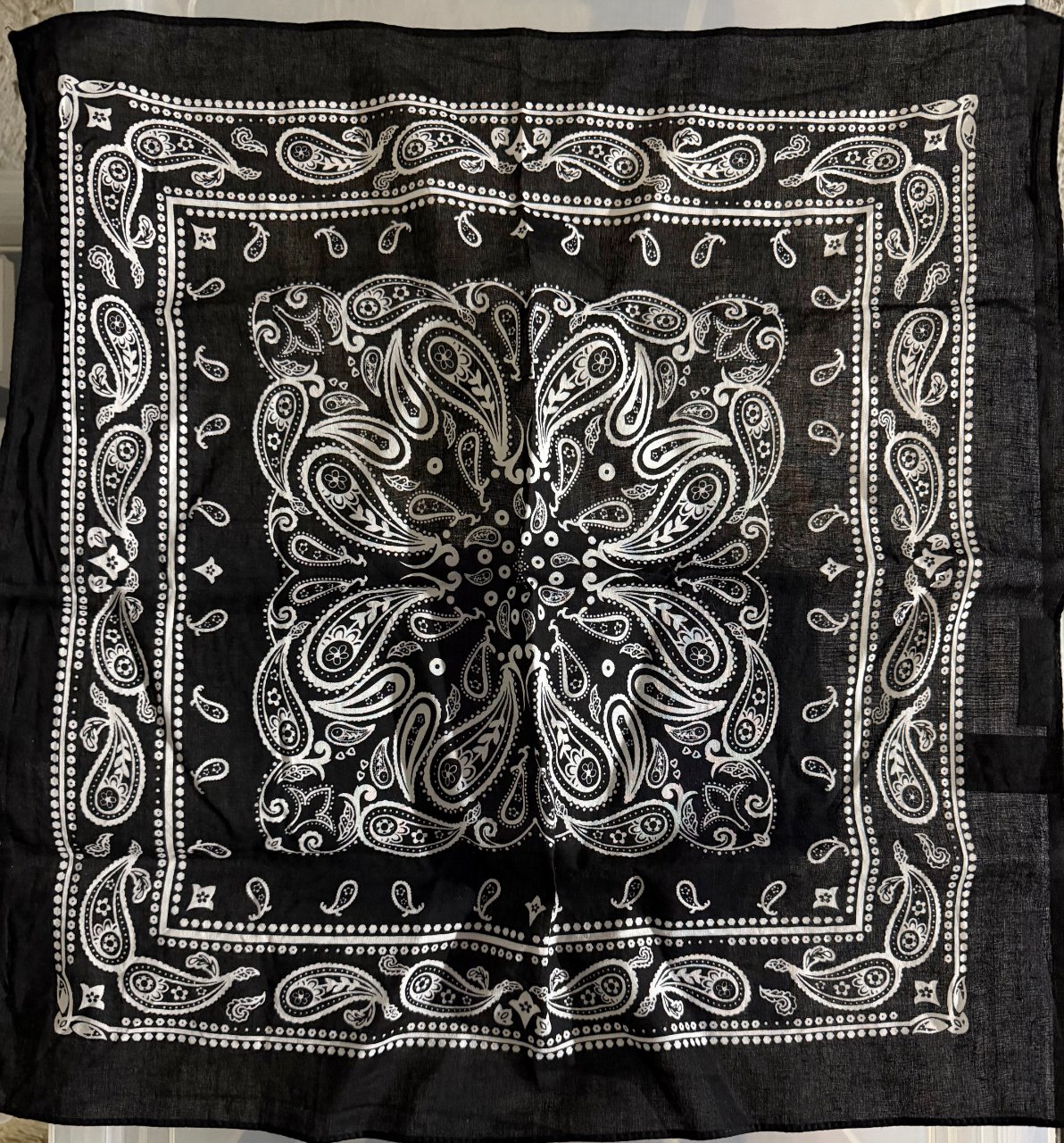 Bandana sjaal zakdoek zwart