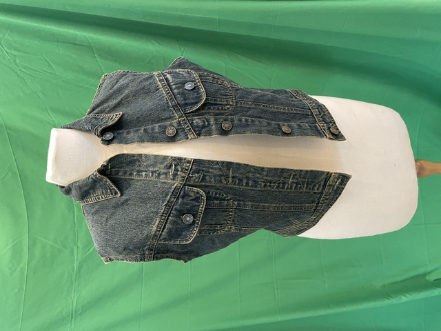Jeansvest zonder mouwen