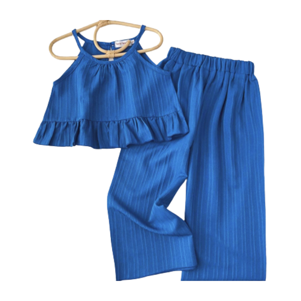 Blauwe tops en broeken