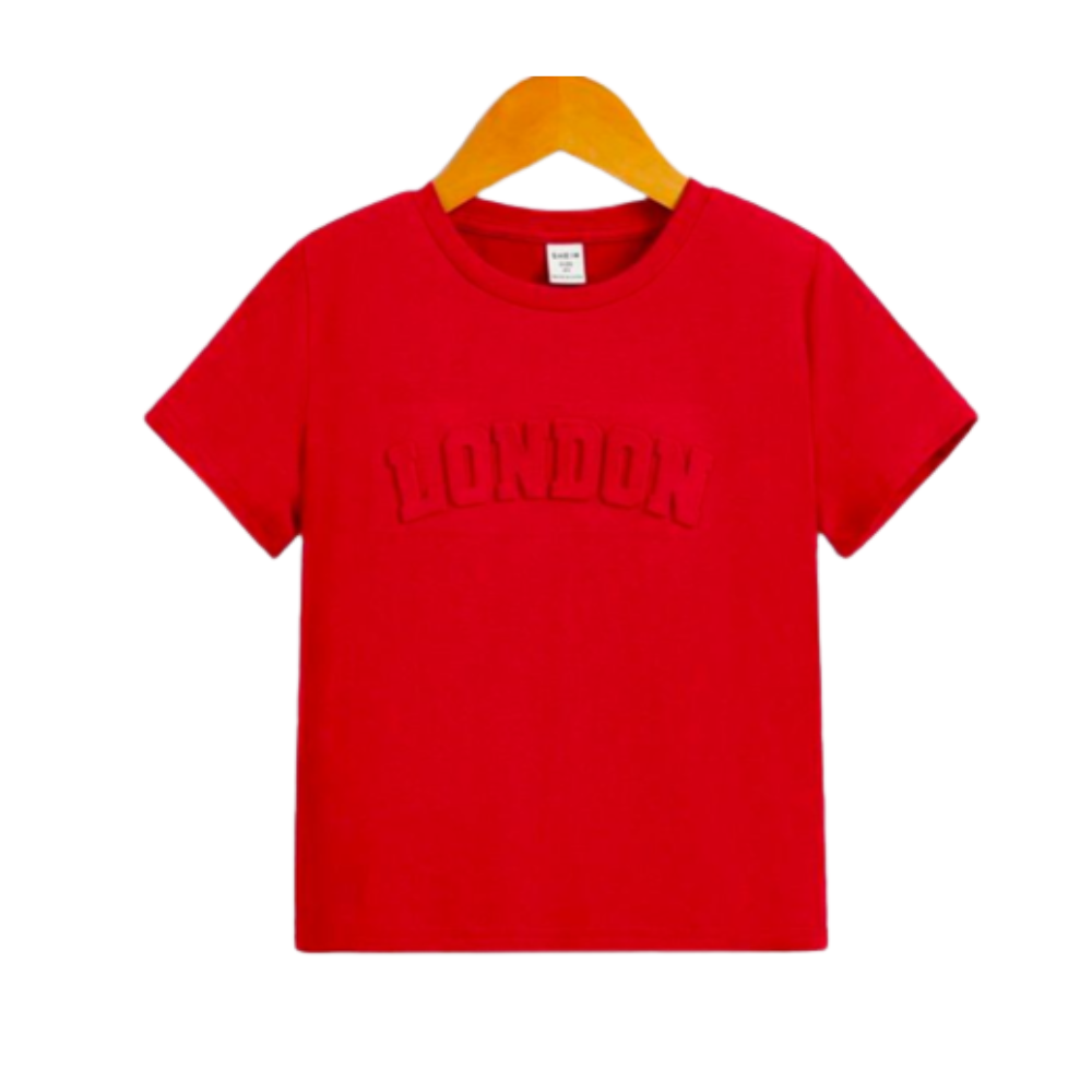 Rood T-shirt (jongens)