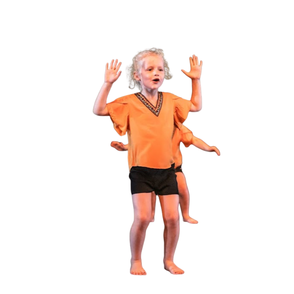 Oranje indianen shirts