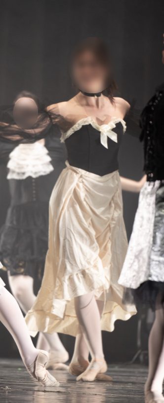 Creme rok met hoge taille - Foto 2