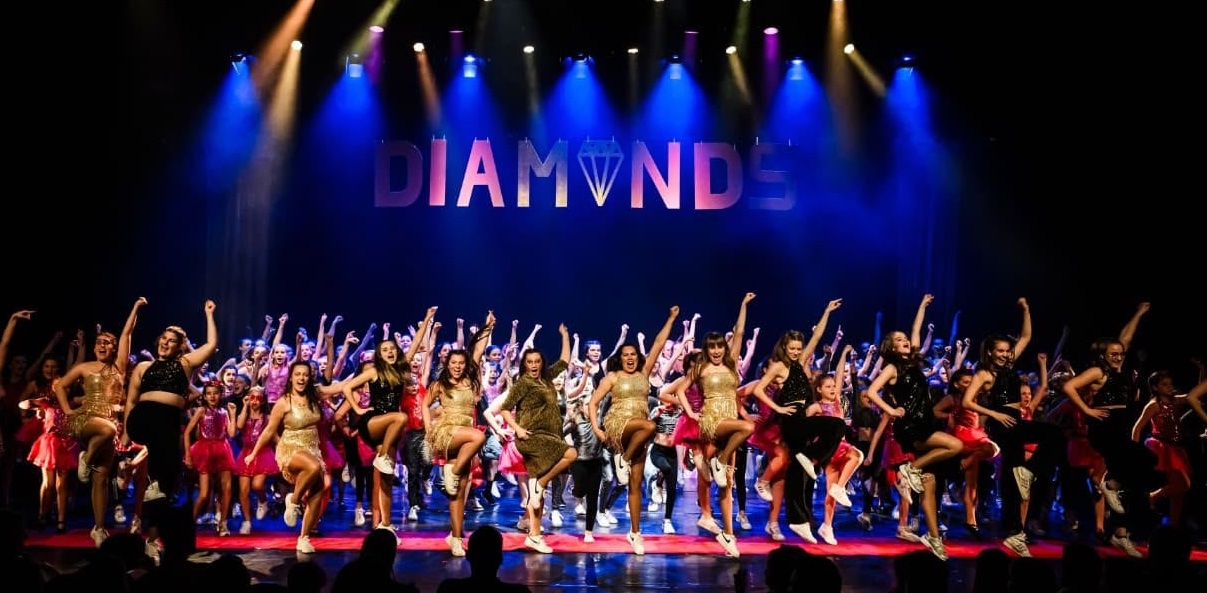 Letters "DIAMONDS" goud  - Foto 2