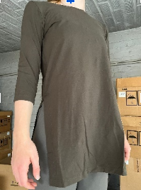 D.120 Kleed / lange t-shirt met split