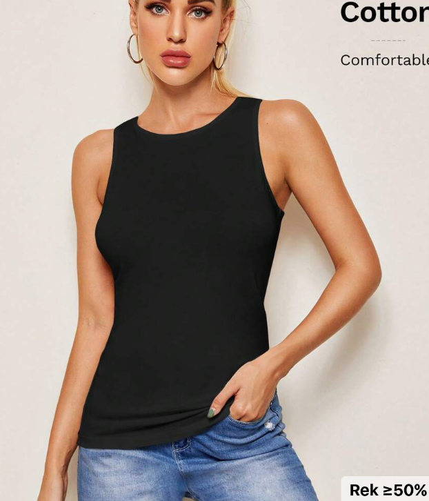 Tanktop zwart
