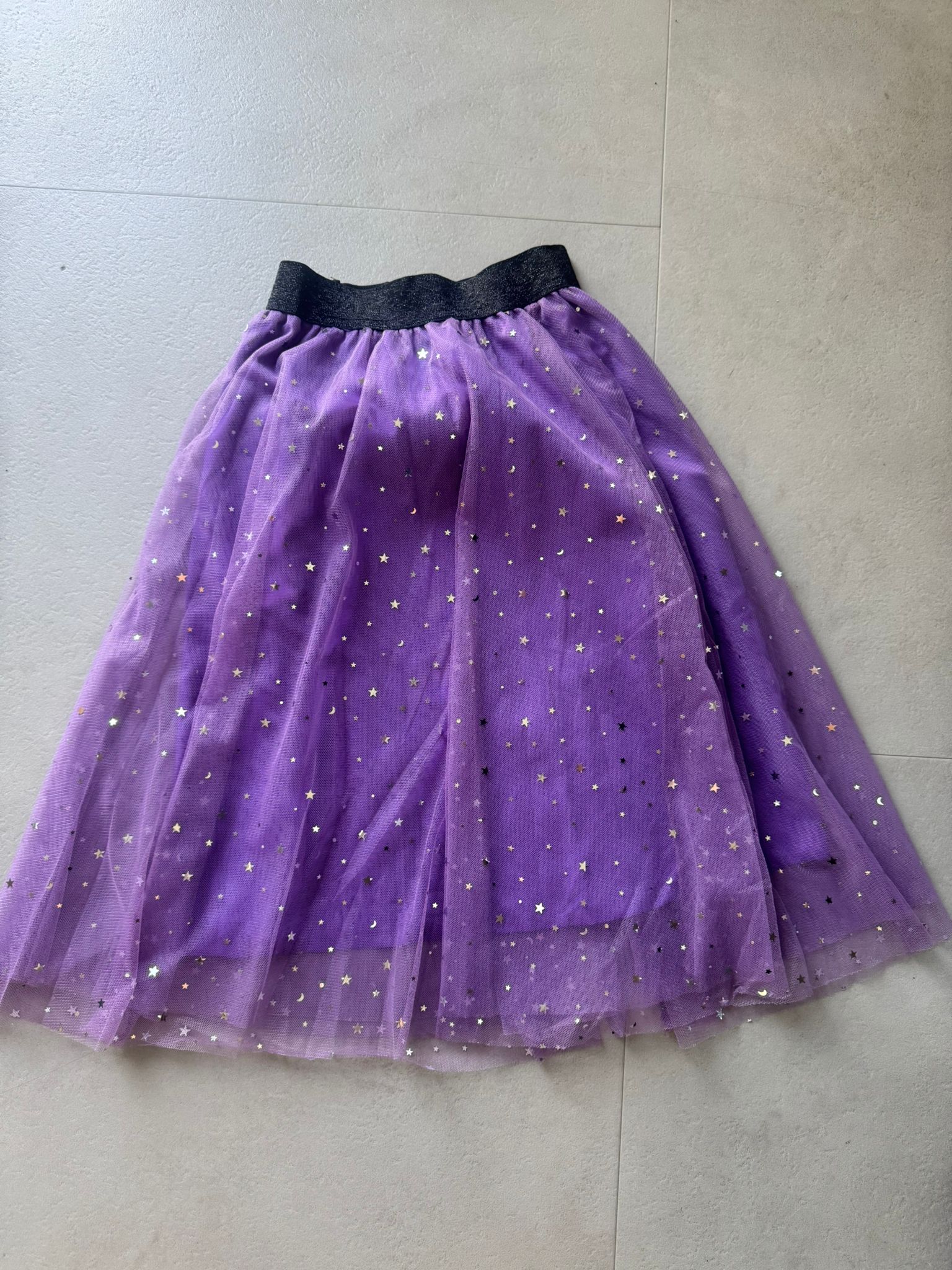 Tule rok met sterretjes 