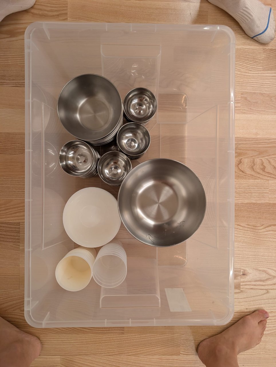 Herbruikbaar eetmateriaal