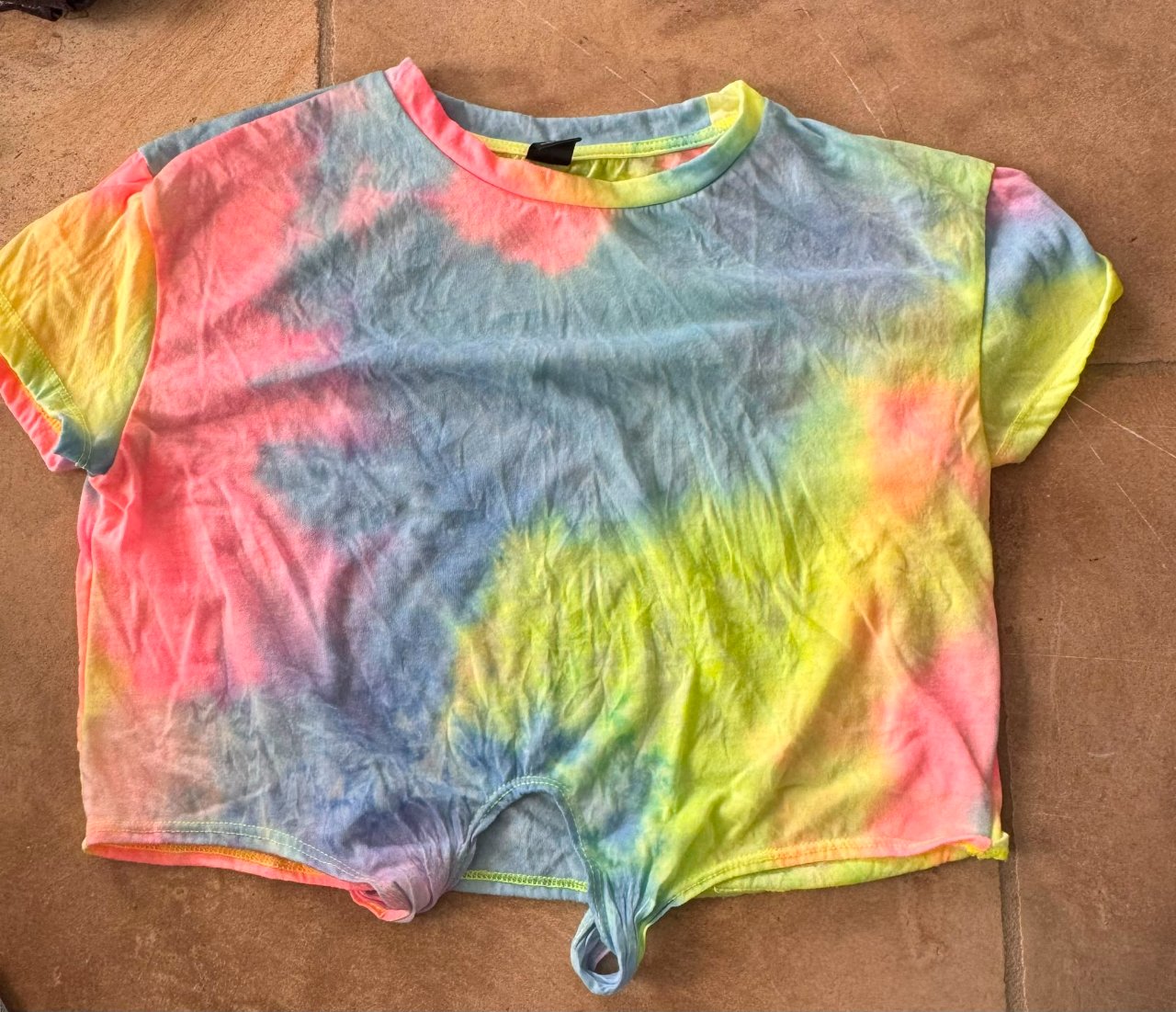 Tie-dye crop top