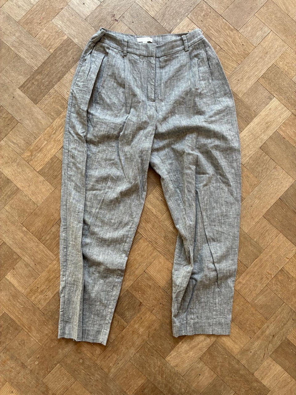 grijze broek (linnen)