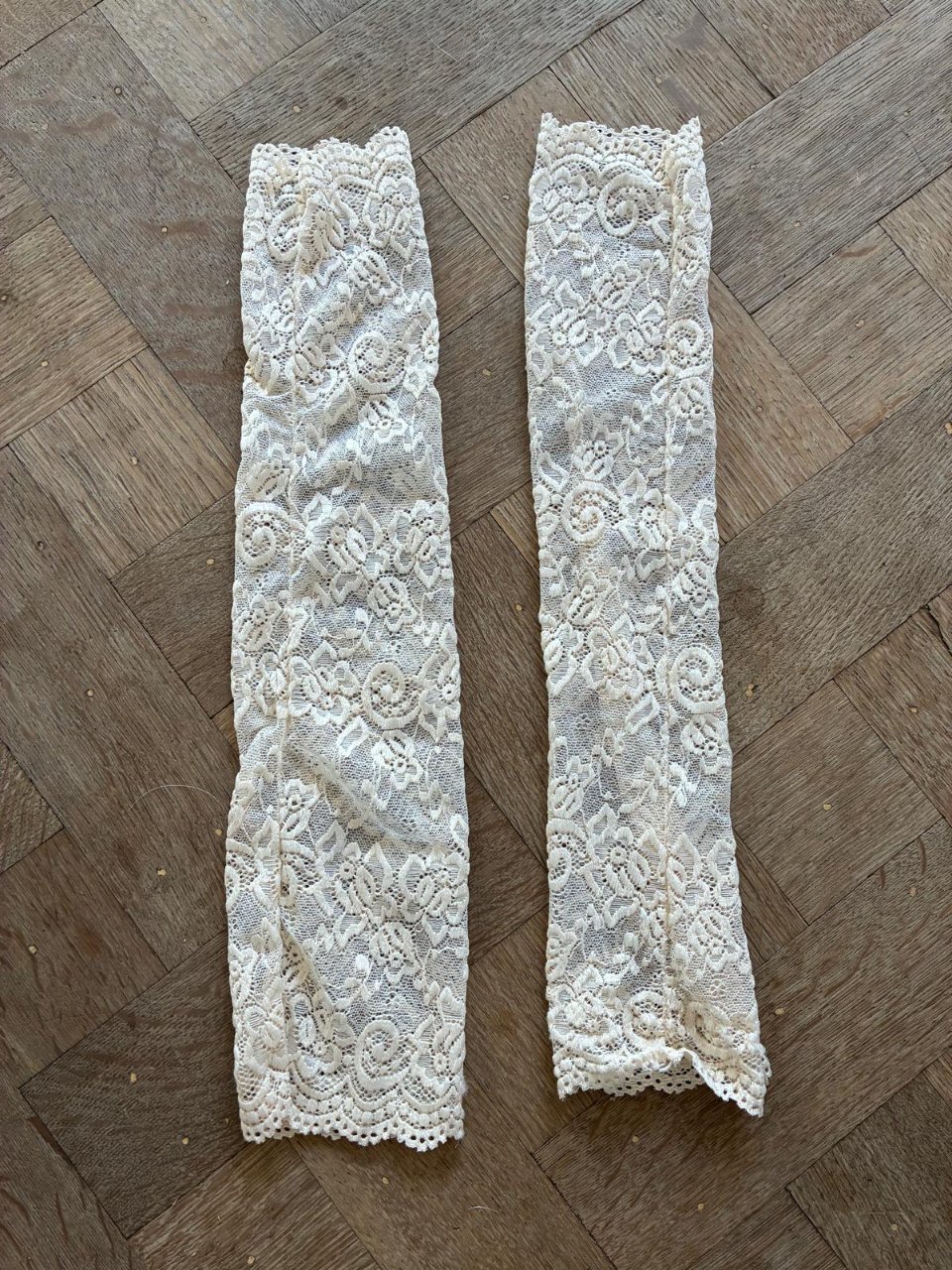 kanten mouw / handschoen