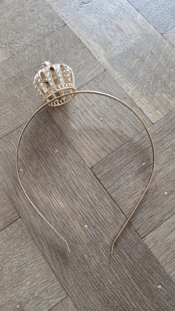 kroon diadeem goud - Foto 1