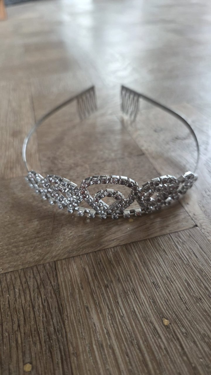 tiara kroon zilver