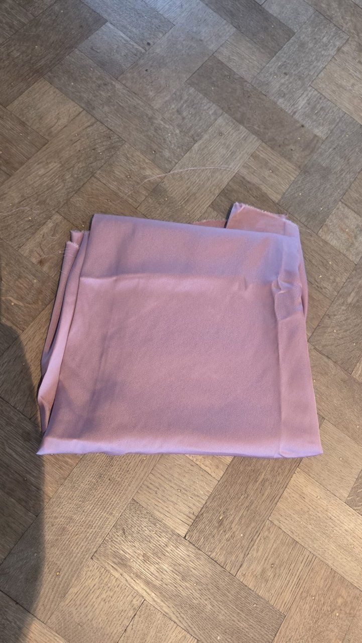 oud roze stof 1,5m +- (geen stretch)