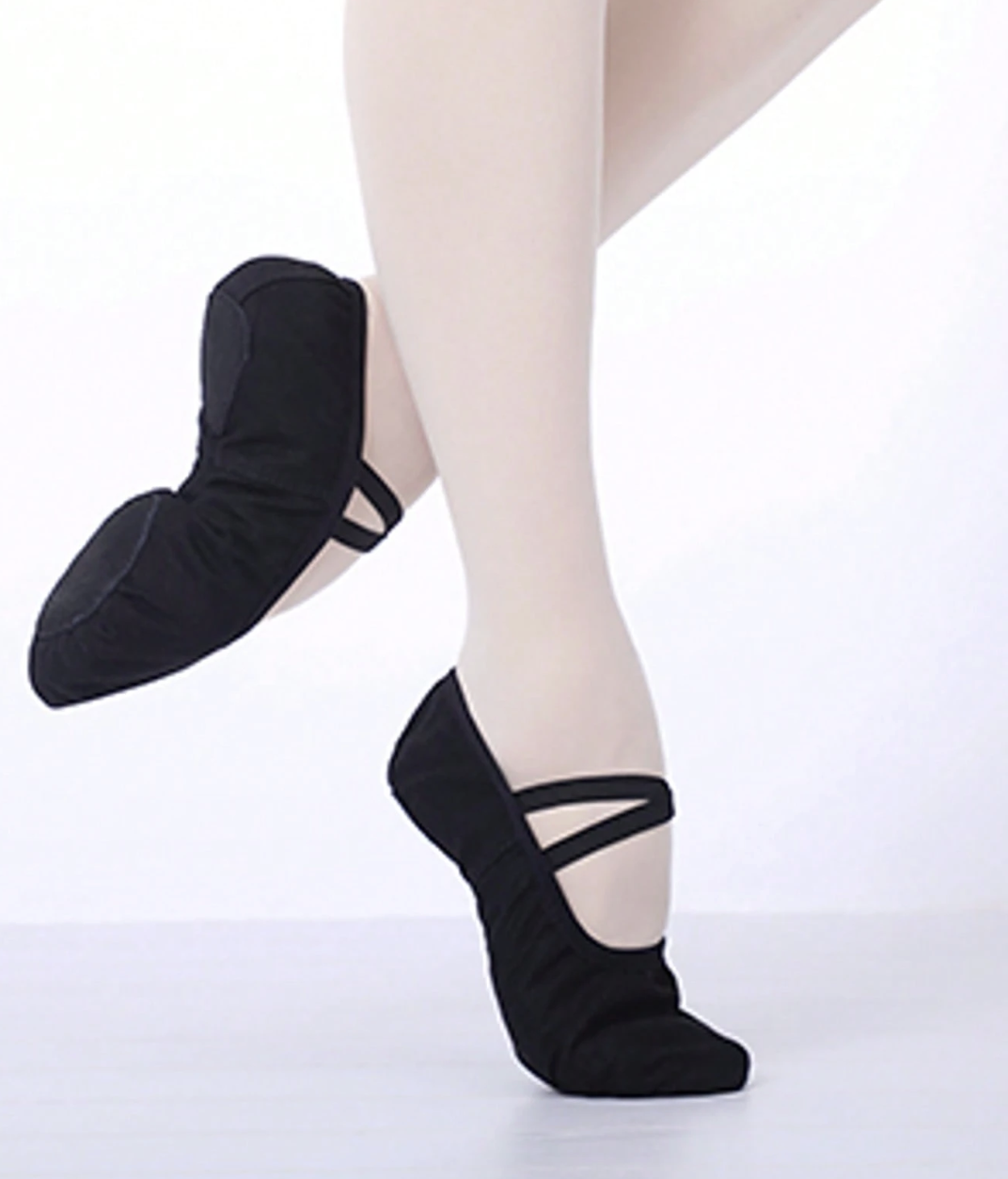 Zwarte balletschoenen