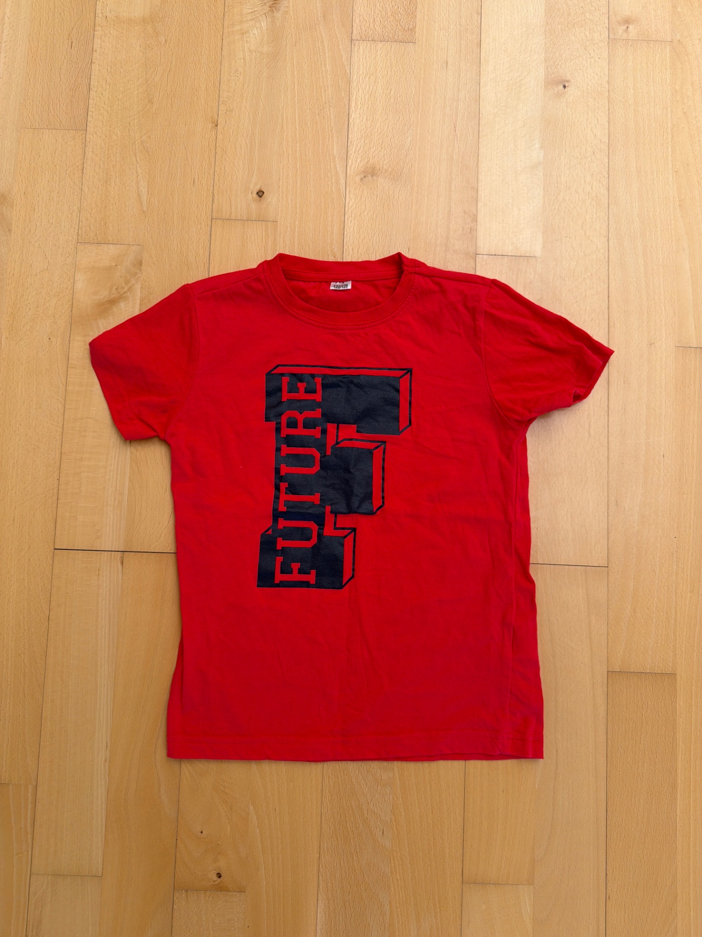 rode t-shirt (jongens) - “Future”
