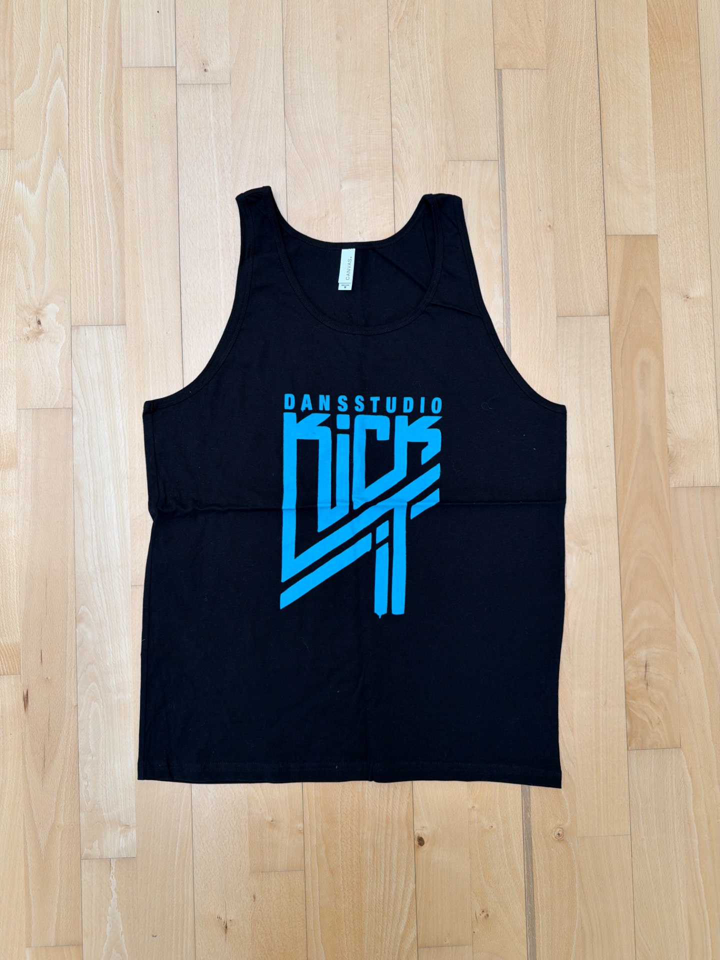 "Kick-it" tops met blauwe letters - Foto 3