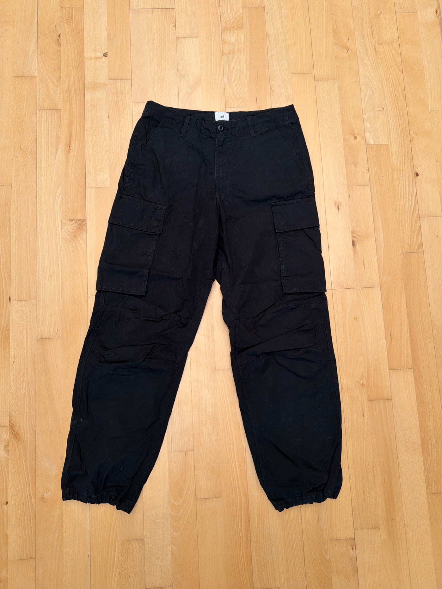 zwarte cargo broek (jongens)