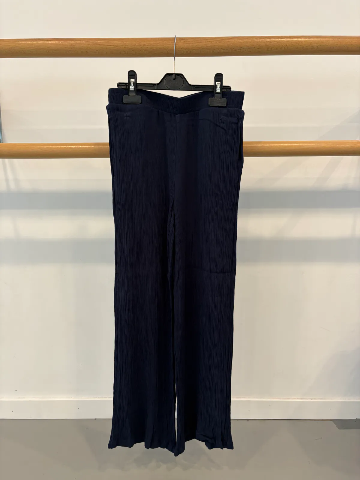 Donkerblauwe lange broek